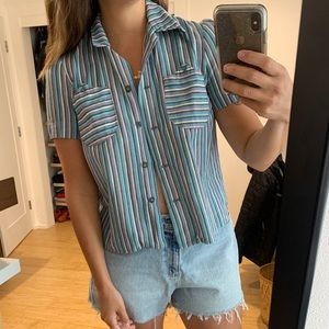 Vintage Handmade Cotton Blouse